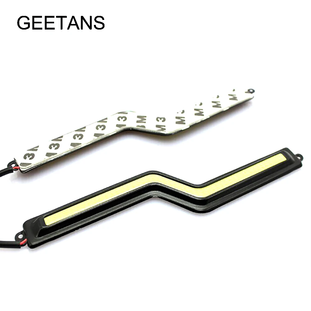 

Ultrathin 4 PCS LED COB Z Shape Car DRL Back stickers Driving Daytime Running Lamp 12V IP68 Waterproof Car fog lights AJ