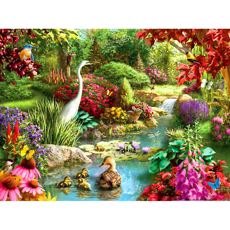 

Diamond Embroidery landscape DIY Diamond Painting"scenery "Cross Stitch Mosaic diamond picture of rhinestones by numbers home