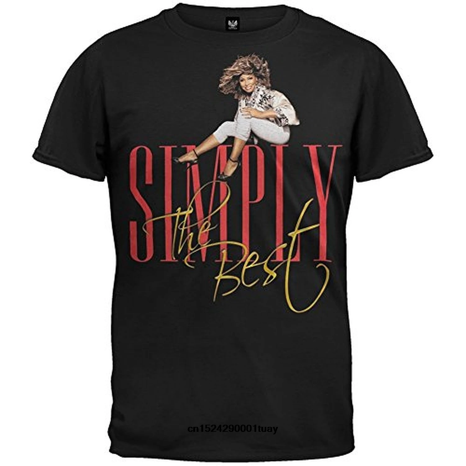 

Tina Turner - Simply The Best T-Shirt Men Cotton T-shirt Printed T Shirts