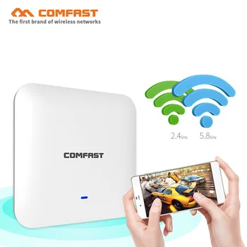 

4pcs 2200M Gigabit AC wifi router 2.4G/5Ghz dual-band Wifi Access Point AP POE router Open dd WRT wireless ceiling AP for hotel