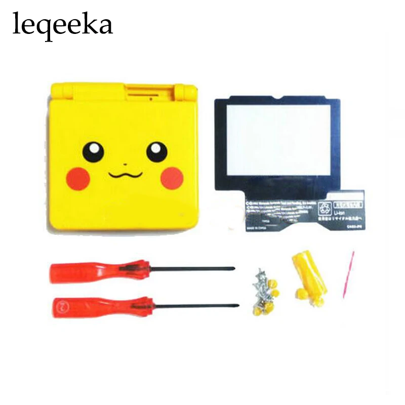 

Wholesale Price for Gameboy Advance GBA SP Full Shell Case Cover Yellow Color for Pika chu Limited Versions