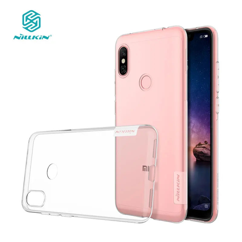 

Xiaomi Redmi Note 6 Pro Case Nillkin Nature Series Transparent Clear Soft TPU Case for Xiaomi Redmi Note 6 Pro Global Version
