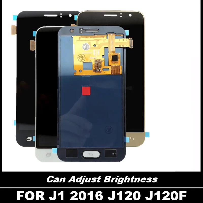 Может регулировать яркость дисплея для Samsung Galaxy J120 2016 J120F J120H LCD сенсорный экран