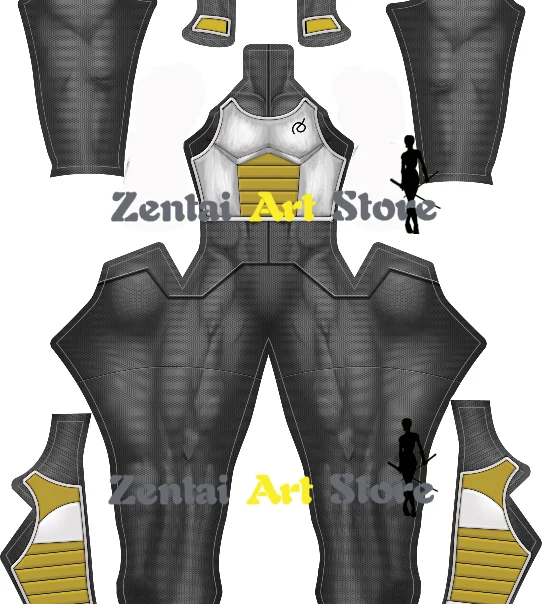 3D принт Dragon Ball Z Веджета супер сайян боевой костюм Аниме Косплей Костюм высокого качества серый SAIYAN Zentai костюм