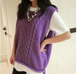 2015 Autumn & Winter New Korean Fashion Women Sweater Vest Loose O neck Pullover Sweaters Candy Color Knitted Wool Coat|coat girl|sweater dogcoat zip