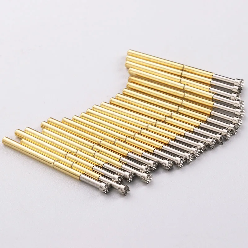ETUUD Plum Probe P125-H Nine Tooth Test Needle Test Spring Thimble 100 Pcs/Pack Integrated Detection Probe Tool Accessories