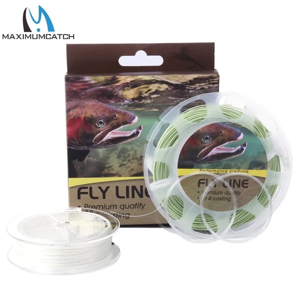 Maximumcatch Fly Line Combo WF 2/3/4/5/6/7/8F плавающая леска для ловли нахлыстом