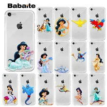 Babaite Aladino y la princesa jazmín suave de silicona TPU caja del teléfono funda para el iPhone 7 7plus X XS X MAX 6 6S 8Plus 5 5S XR(China)