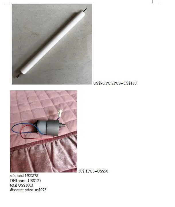 

combined order for Noritsu qss3501i minilab part made in China