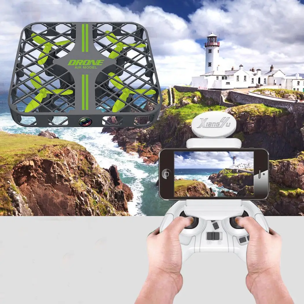 

Mini Grid Quadcopter with Camera 3D Rolling Headless Mode Drone