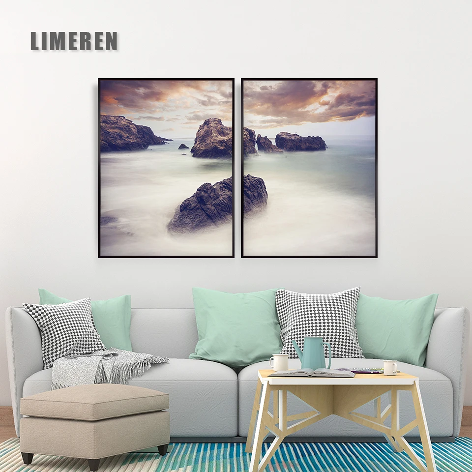 Cloudy landscape Pictures Wall Art Printing Painting Modern Canvas Living Room Home Decor Posters And Prints | Дом и сад