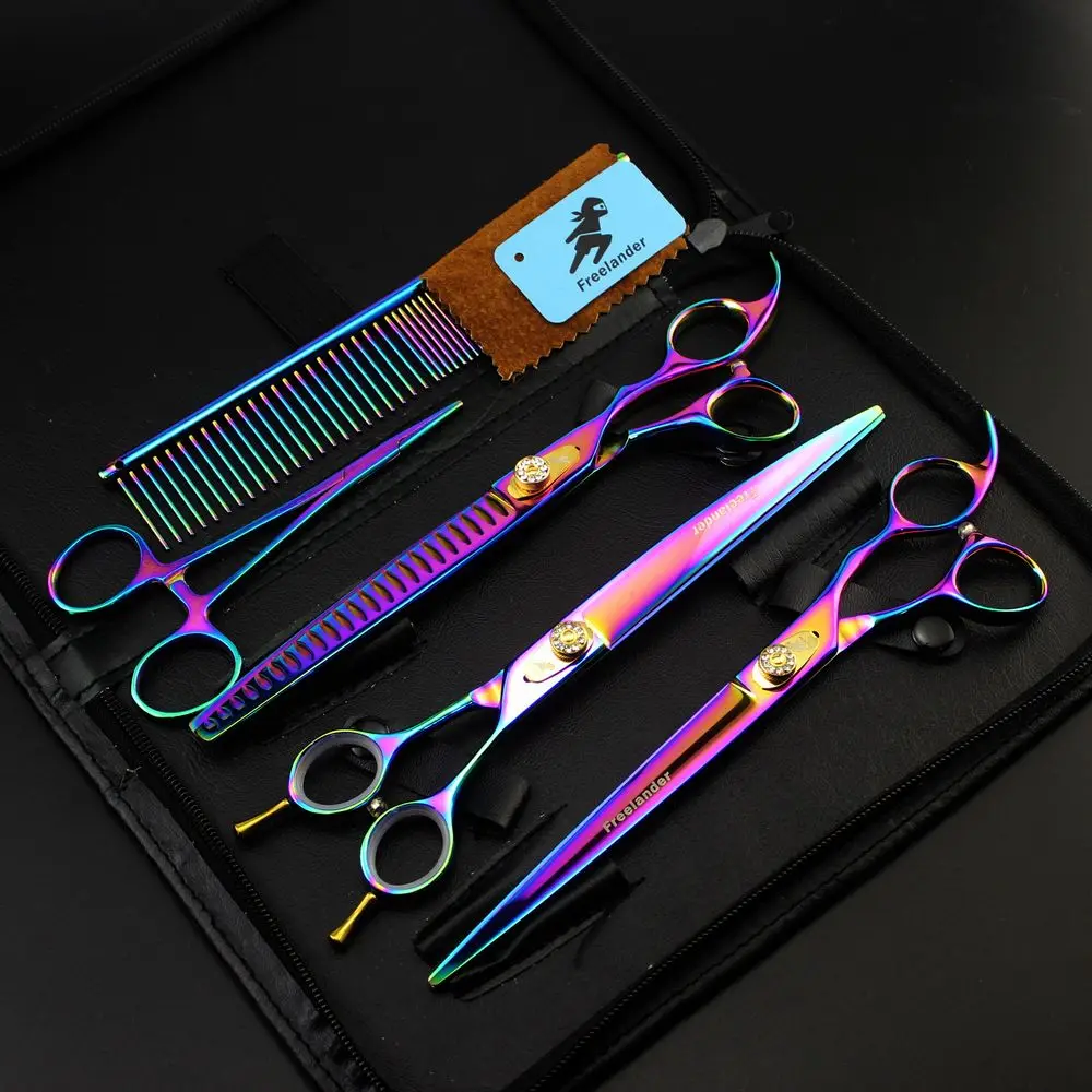 

Freelander Professional Pet Grooming Scissors Set 8 Inch,Dog Grooming Shears,Scissors For Dog Grooming
