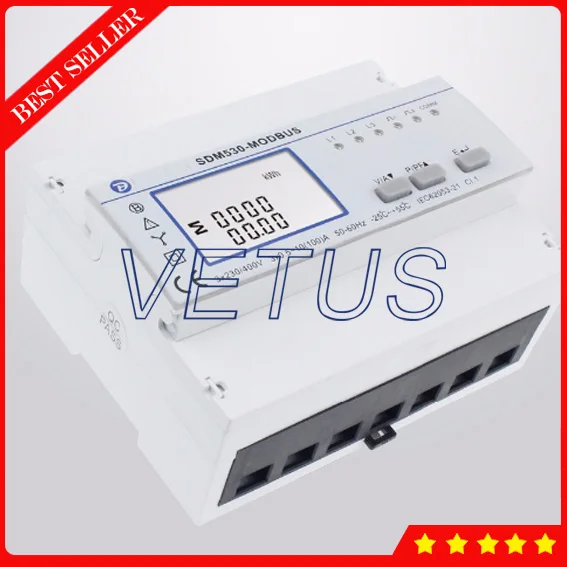 

Digital 3 phase 4 wire energy meter connection with high accuracy