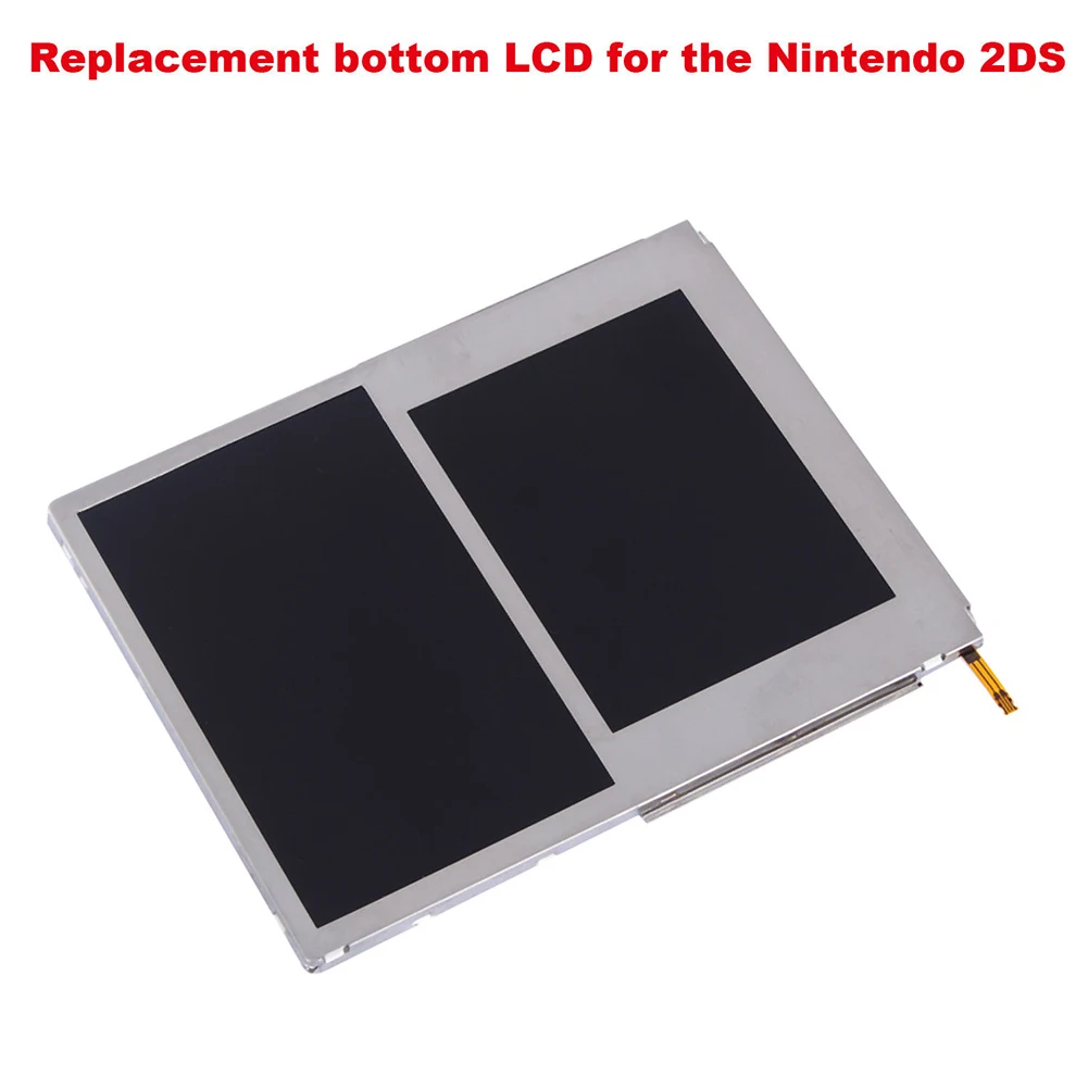 

Replacement Part DIY Gift LCD Display Easy Install Practical Game Component Screen Protector Top And Bottom For Nintendo 2DS
