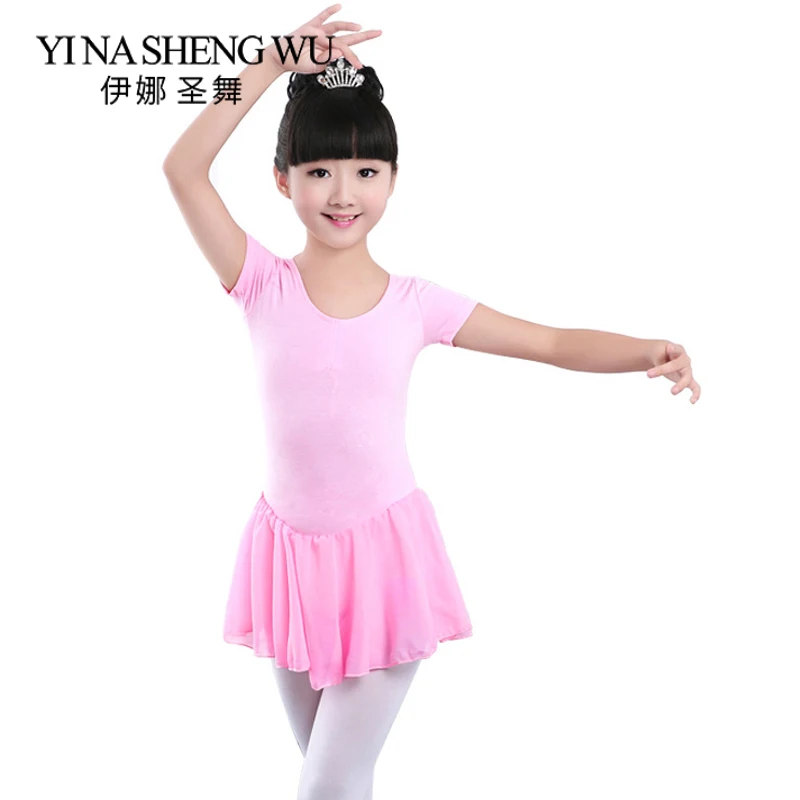 

Girls Ballet Dress Short/Long Sleeve Gymnastic Leotard Dance Girl Kid Ballet Costumes Girl Dance Practice Leotard Girl Dancewear