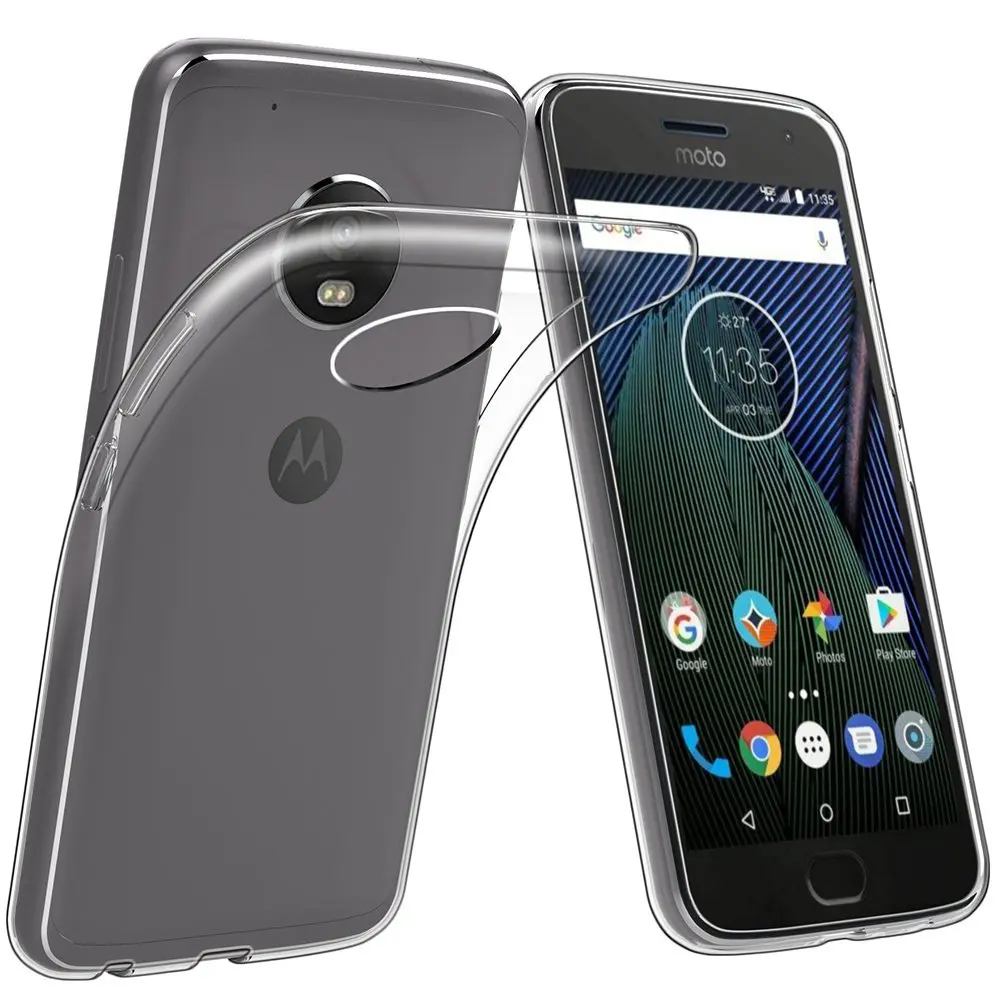 Чехол для Motorola MOTO c G5 G6 G5s E4 E5 G7 играть плюс один Мощность ультра тонкий прозрачный, мягкий силиконовый термополиуретановый чехол для телефона чехол