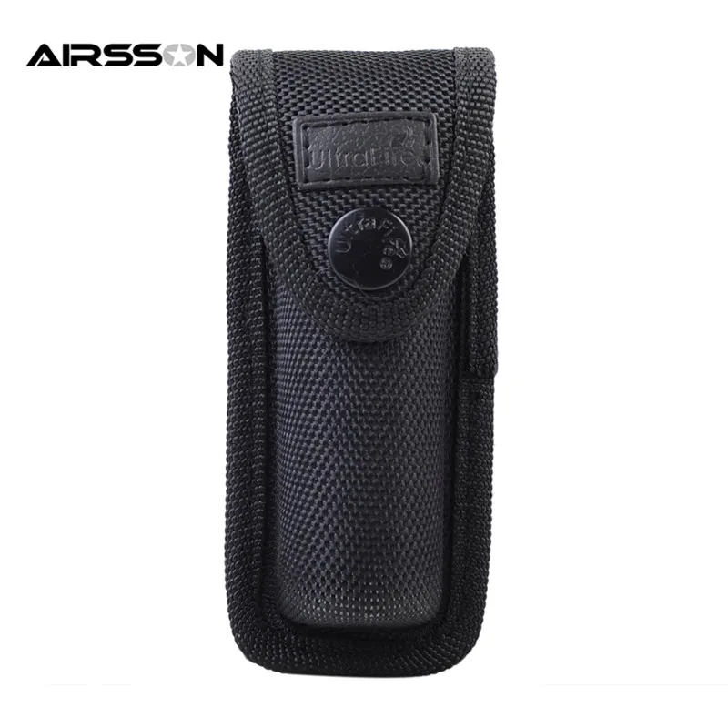 Outdoor Molle Nylon Flashlight Bag Case Pouch Lightweight Portable Flash Light Bags Holster Belt