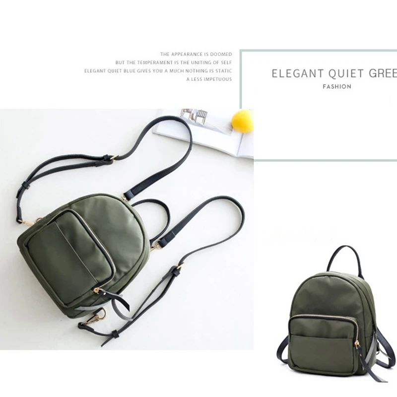 

BEAU-Oxford Small Backpack For Women School Backpacks Plaid Mini Casual Daypack Feminine School Bag