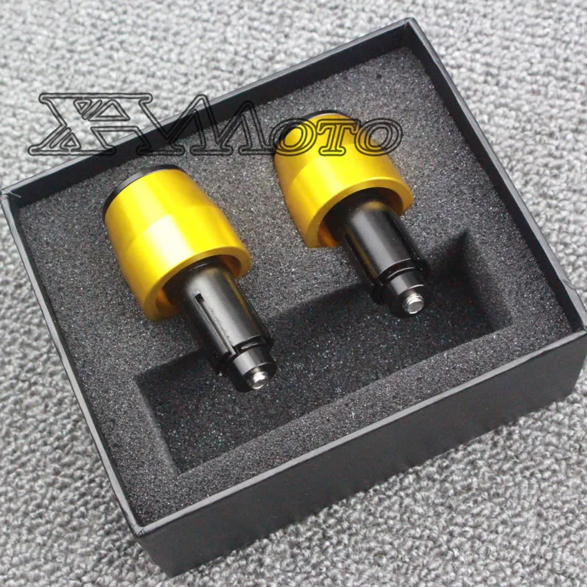 Pair CNC Billet Motorcycle Handlebar Grips Bar Ends Slider Protaper For Suzuki Bandit 600 Yamaha TMAX Honda CBRCRF Pit Bike