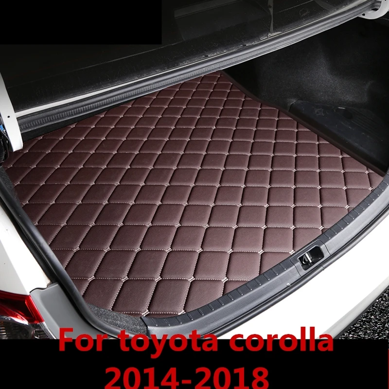 Для toyota corolla 2014 2018 автомобильный коврик для багажника под заказ подкладка груза