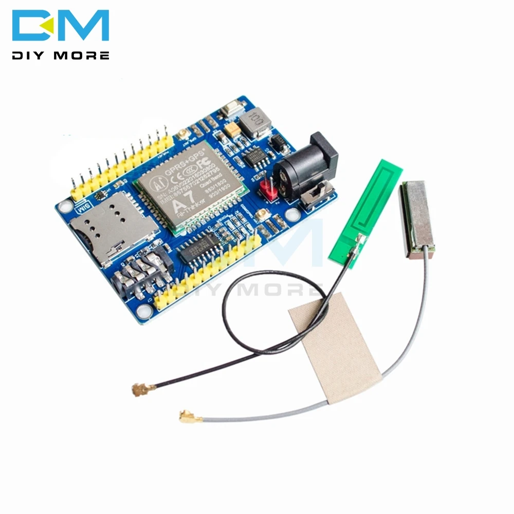

Wireless Module A7 GSM GPRS GPS 3 In 1 Module Shield DC 5-9V for Arduino STM32 51MCU Support Voice Short Message Universal