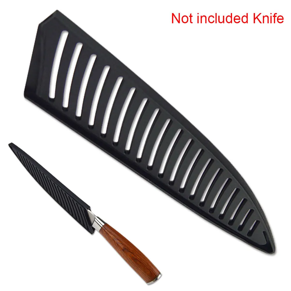 Защитный чехол, без истирания, кухонная утварь, крышка для ножа, товары для дома, для 8 дюймов, для ножа, черный, прочный, практичная оболочка