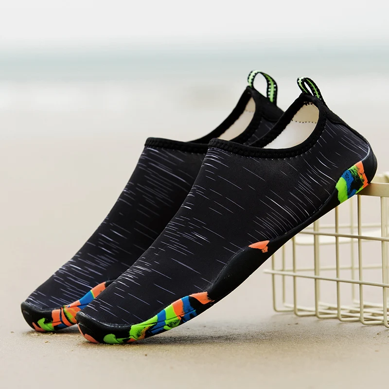 Bjakin/Женская водонепроницаемая обувь; мягкие пляжные туфли для девочек для плавания; обувь для подводного плавания; обувь для прогулок; обувь для йоги; унисекс