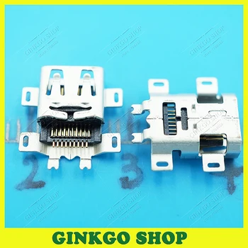 

50pcs/lot High Qualty MINI USB Female 9P 9PIN Charing Socket Connect Data Port Sink Type Free Shipping