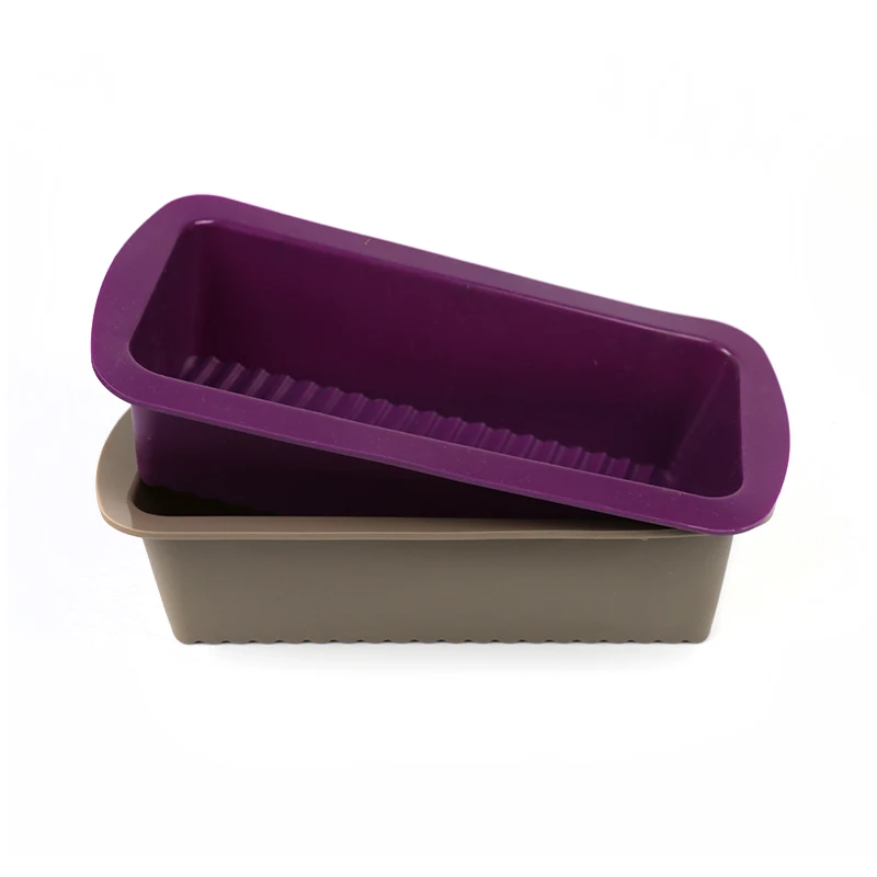 

100% Silicone Large Rectangular Bread Cake Mold Ice Cream Pizza Chocolate Fruit Pie Mould Baking Dishes & Pans DIY Baking Tools