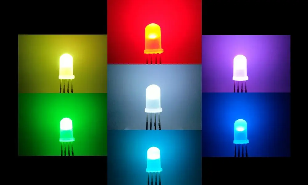 

1000pcs/lot 4legs 4 pin common anode fog led RGB three-color bright colorful lights 5mm rgb diodes