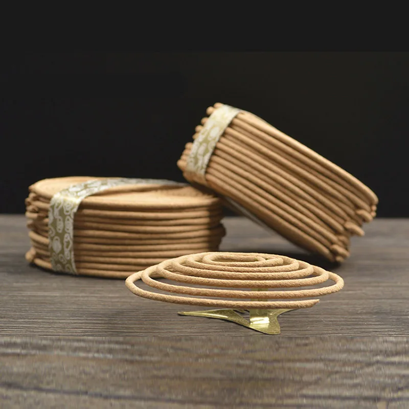 

Hot Sale Household Indoor Natural Fragrance Incense Spiral Coil for Room Toilet Air Purify E $