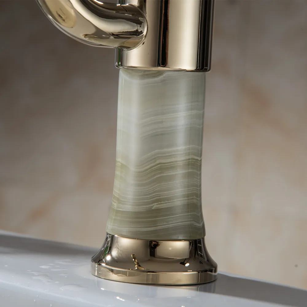 Artistic Bathroom Vessel Sink Faucet Single Lever Swivel Spout Basin Faucet Deck Mounted Bathroom Kitchen Mixer Tap Hot Cold Tap14