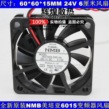 

NEW NMB-MAT Minebea 06015SS-24N-AA 6015 24V 0.13A 6CM FOR fanuc cooling fan