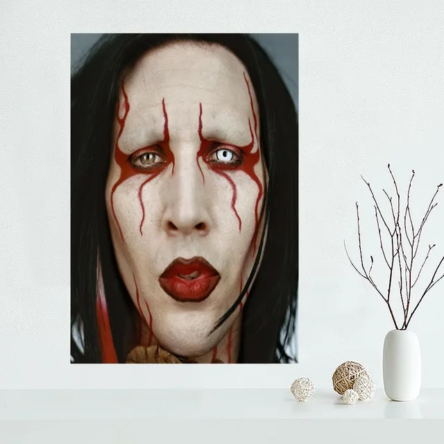 New arrival marilyn manson Canvas Poster Hot Sale Custom