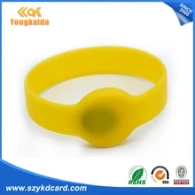 YongKaiDa 500 шт./лот 13,56 МГц чип резиновый браслет брелок