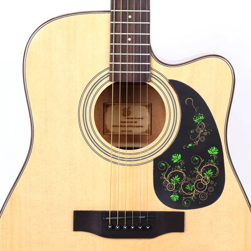

1 PC Professional Folk Acoustic Guitar Pickguard Top Quality Self-adhesive Pick Guard Sticker for Acoustic Guitar Accessories