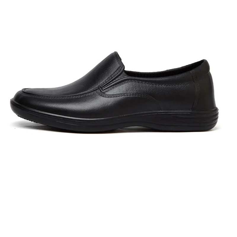 black skid proof shoes