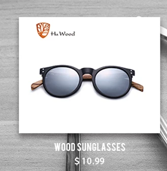 HU WOOD Brand Design Multi-color Frame Skateboard Wood Sunglasses for Men Color Gradient Lenses Driving Shade Anti-glare GR8011