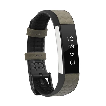 

Genuine Leather +TPU Watch Band Strap Bracelet For Fitbit Alta /alta hr Replacement High Quality Wristband Strap