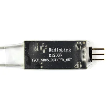 

Radiolink R12DSM Dual Antenna Mini Receiver 12 Channel 2.4G for AT9 AT9S AT10II Transmitter