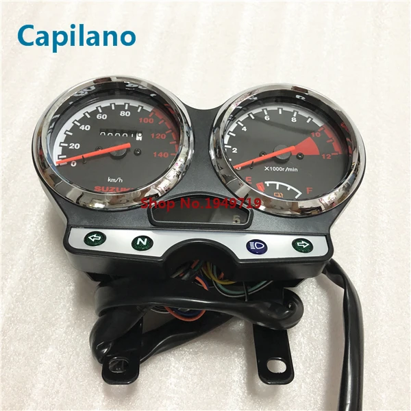 

motorcycle GT125 QS125-5A-5C speedometer Meter gauge moto tacho clock for Suzuki 125cc GT 125 speedo meter indicator parts