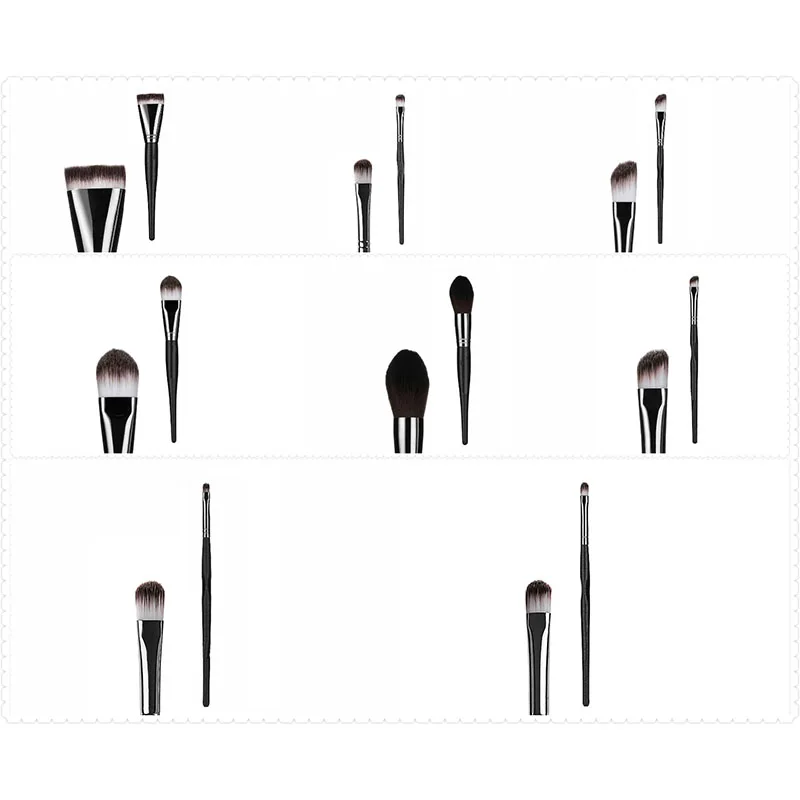 

8pcs Wool makeup brushes set Eyeshadow Pro Cosmetic Makeup Brushes Set kit