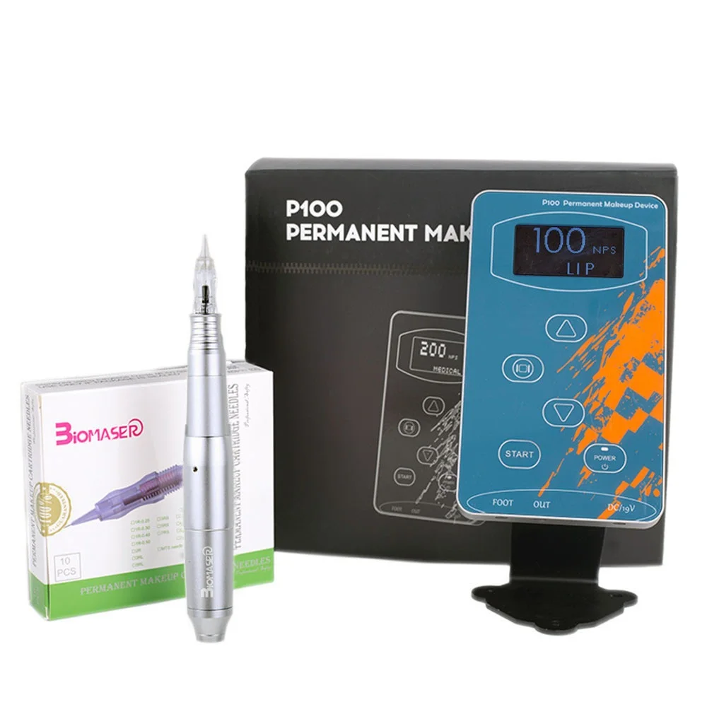 BIOMASER BlackP100CQ003 Permanent Makeup Rotary Machine Eyebrow Tattoo