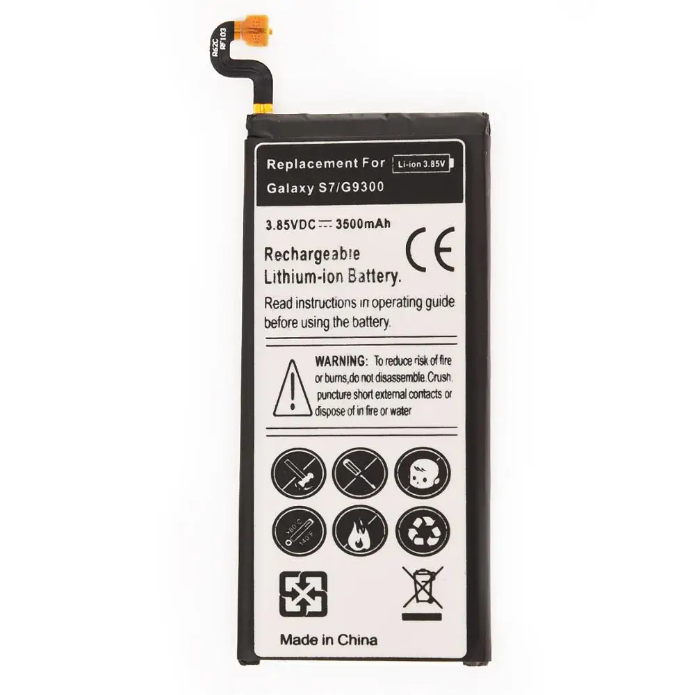 Аккумулятор для телефона 3500 мАч сменный Samsung GALAXY S7 G9300 G930F G930A G9308 с аккумулятором