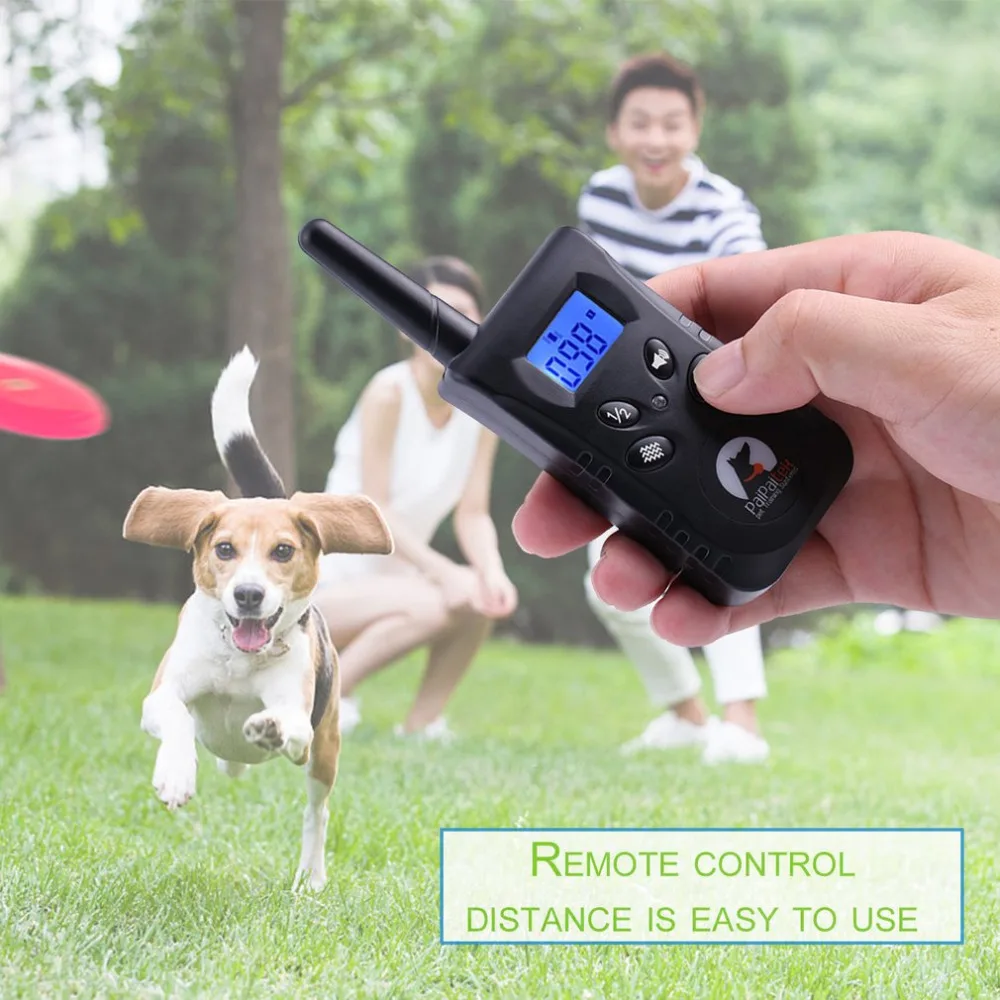Remote Pet Training Collar System Dog Electronic Training Collar IP67