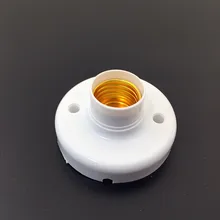 10 шт. E27 гнездо Пластик свет подставка для лампы светодиодный светильник старения Цоколь для проверки гнездо для E27 лампы Стандартный прикручиваемая цилиндрическая гнездо AC250V 6A
