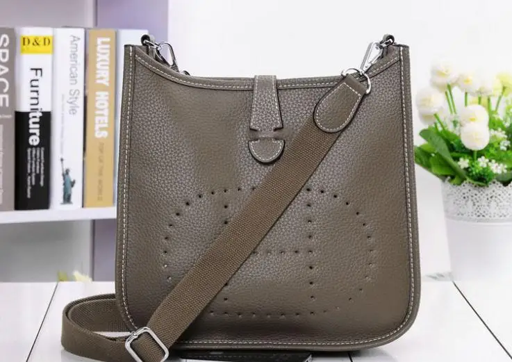 Женская сумка из натуральной мягкой кожи высокого качества дизайнерская женская сумка через плечо большие маленькие размеры сумка на плечо - Цвет: grey