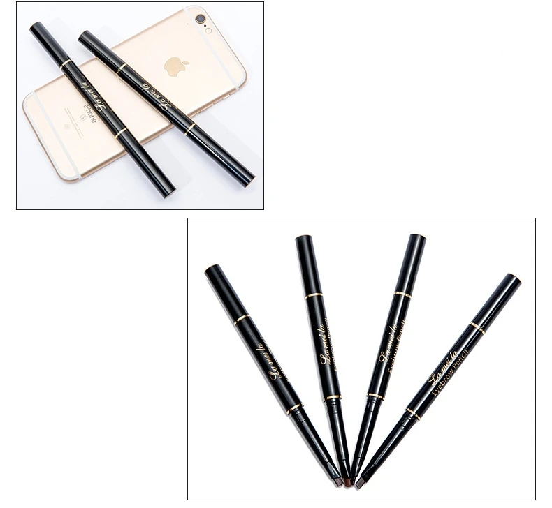 Maquillaje Natural Double-Ended Tint Eyebrow Pencil Waterproof Eyebrows Enhancer Korean Cosmetics Makeup For Women