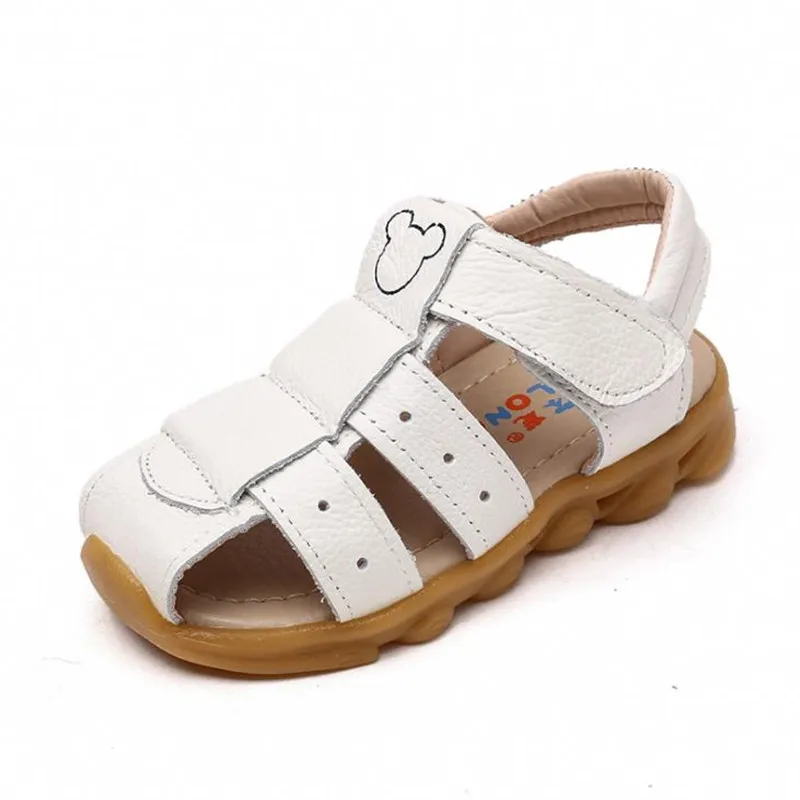 

HaoChengJiaDe Children Shoes Leather Boys Sandals Single Toddler Boy Gladiator Shoes Casual Comfortable Summer Beach Sandal Kids