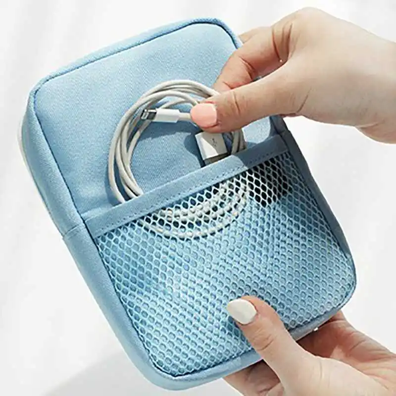 Portable Travel Bag Electronic Digital Storage Package Mobile Phone Charging Treasure Data Line Organizer Travel Accessories